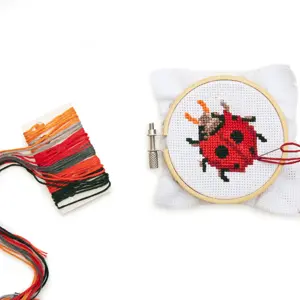 Mini Cross Stitch Kit Ladybug - image 4