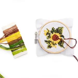 Mini Cross Stitch Kit – Sunflower - image 2