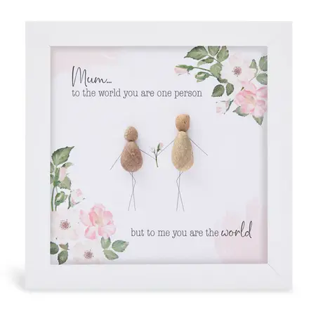 Mini Pebble - White - Thinking of you always