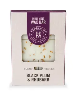 Mini Wax Melt Bar Black Plum & Rhubarb 35g