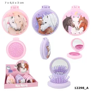 Miss Melody Folding Hairbrush