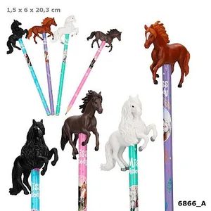 Miss Melody Pencil With 3D Horse Figurine