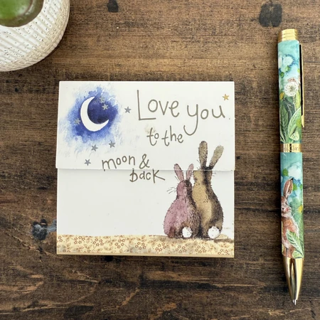 Mm11 Moon Mini Magnetic Notepad - image 4