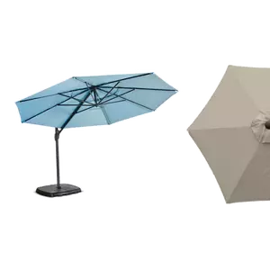 Taupe Monaco Free Arm 3.3m Round Parasol