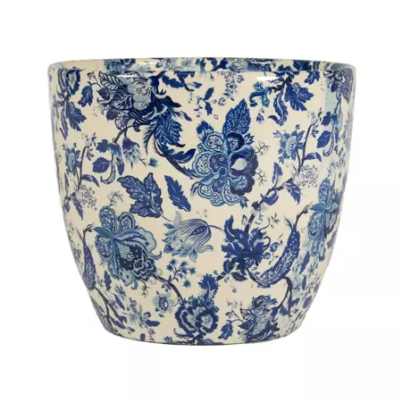 Monza Vintage Blue 16cm Planter