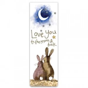 Moon Bookmark by Alex Clark