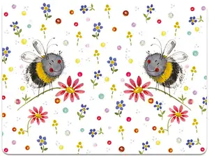Mt45 Bees And Flowers Placemat