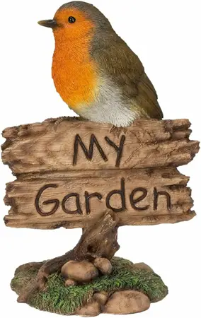 My Garden Sign Robin