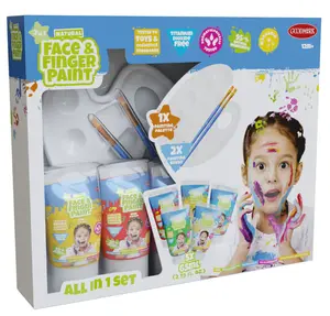 Natural Face & Finger Paint All In One Set