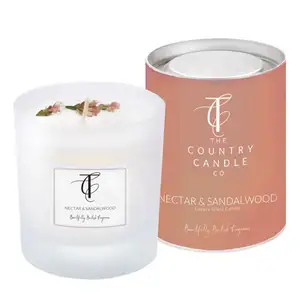 Nectar & Sandalwood 30cl Pastels Glass Candle
