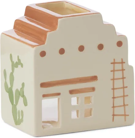 No. 03 Santa Fe Adobe Style Incense & Tea Light Holder (1 Tea Light & 20 Incense Cones) - image 2