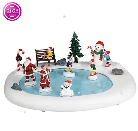 NORTHERN LIGHTS SKATING POND, BATTERY OPERATED (4.5V)