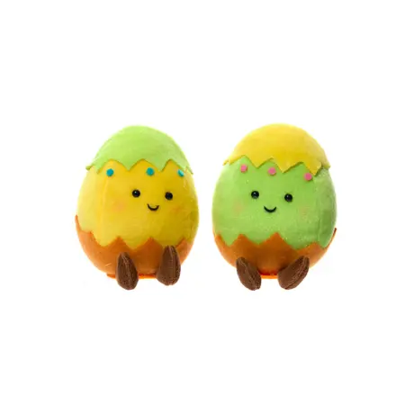 Novelty Sitting Cracked Effect Plush Egg