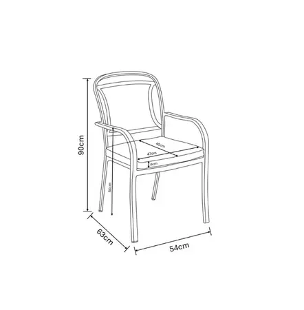 Oakley 4 Seat Dining Set - image 5
