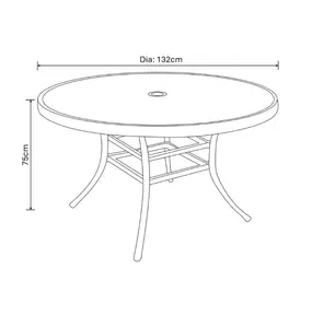Oakley 4 Seat Dining Set - image 4