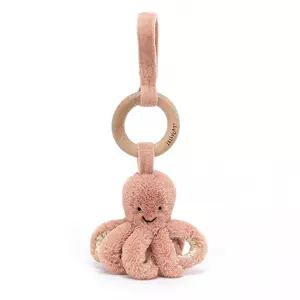 Odell Octopus Wooden Ring Toy