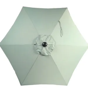 Old Green Monaco Free Arm 3.3m Round Parasol