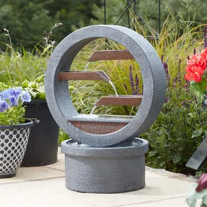 Omega Cascade Solar Powered Water Feature