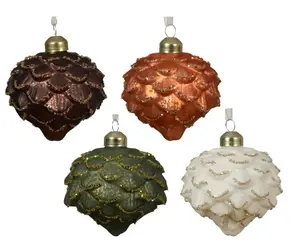 Onion Glass Silver with Matt 4 Assorted Colours