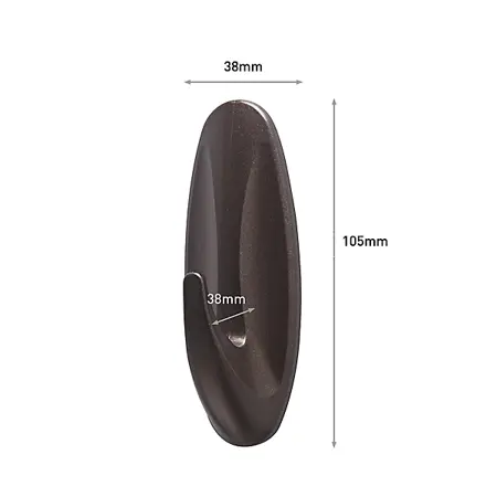 Outdoor Designer Hook - Bronze (1 Hook, 2 Strips/Pk) - image 4
