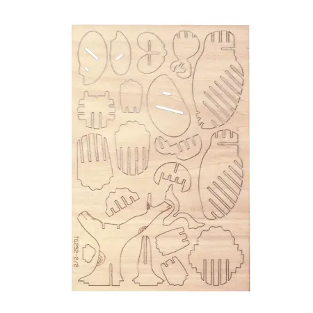 Owl 3D Wooden Puzzle - image 2