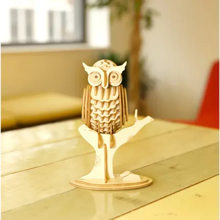 Owl 3D Wooden Puzzle - image 4