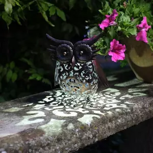 Solar Silhouette Owl - image 1