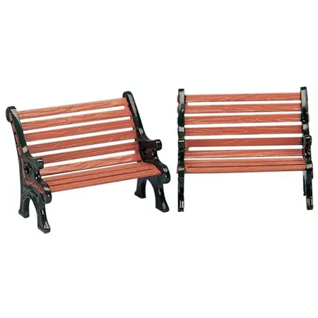 PARK BENCH,  SET OF 2