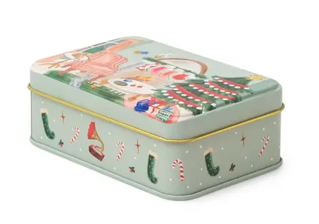 Persimmon & Chestnut Christmas Scented Candle Tin - image 3