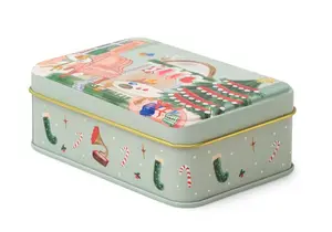 Persimmon & Chestnut Christmas Scented Candle Tin - image 3