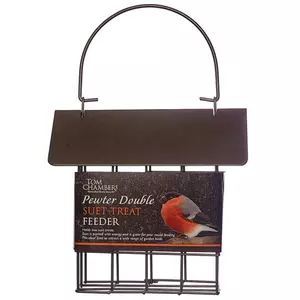 Pewter Double Suet Treat Feeder