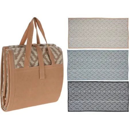 PICNIC MAT FOLDABLE PP 3ASS CL