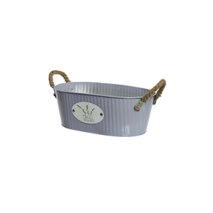 Planter galvanised metal outdoor
