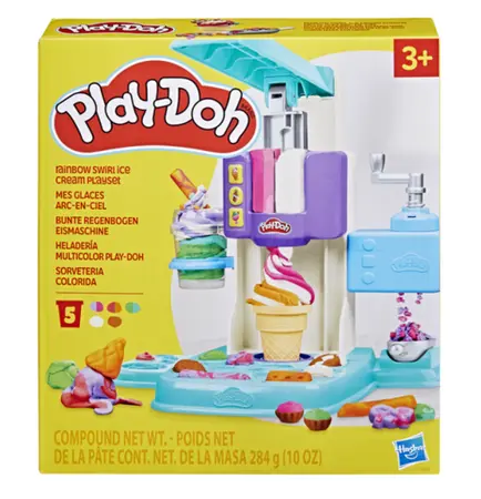 Pd Rainbow Swirl Ice Cream Playset - image 1