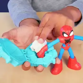 Play-Doh Spiderman Launch And Slice Battle - image 6