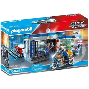 PLAYMOBIL 70568 City Action Police Prison Escape with Motorcycle - image 1