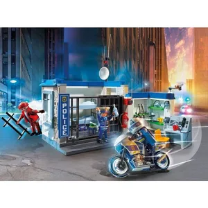 PLAYMOBIL 70568 City Action Police Prison Escape with Motorcycle - image 2