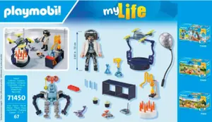 PLAYMOBIL Researchers with Robots 71450 - image 2