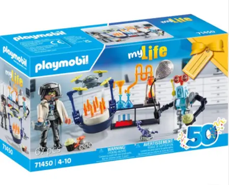 PLAYMOBIL Researchers with Robots 71450 - image 1