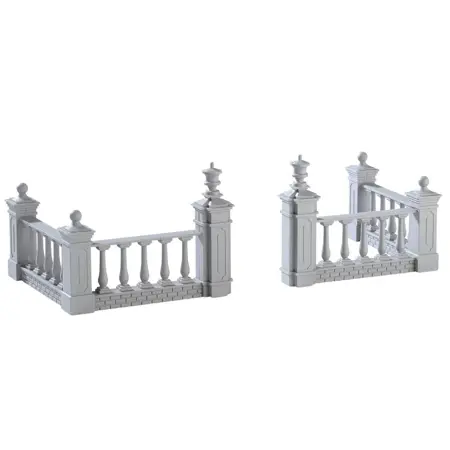 PLAZA FENCE, SET OF 4