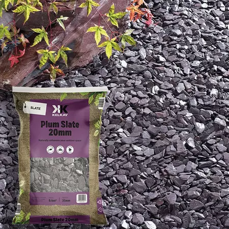 Plum Slate Chippings 20mm - image 1