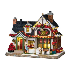 POINSETTIA LANE BED & BREAKFAST, BATTERY OPERATED (4.5V)