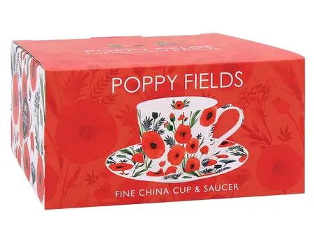 Poppy Cup & Saucer Set - image 2