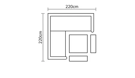 Portobello Large Square Modular Set - image 2