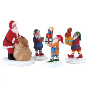 PRESENT PROCESSION,  SET OF 4