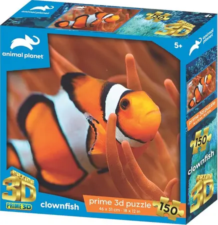 Prime 3D Clownfish 150 Piece Jigsaw Puzzle