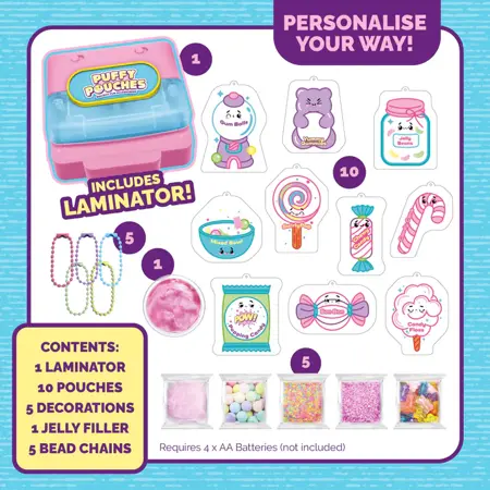 Puffy Pouches Themed Set - Candy Store - image 3