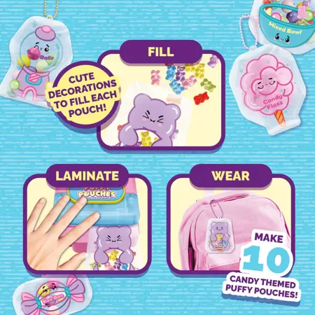 Puffy Pouches Themed Set - Candy Store - image 4