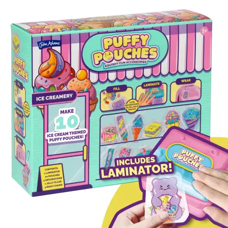 Puffy Pouches Themed Set - Ice Creamery - image 1
