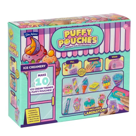 Puffy Pouches Themed Set - Ice Creamery - image 4